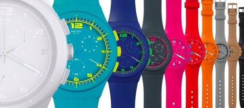 relogios coloridos swatch