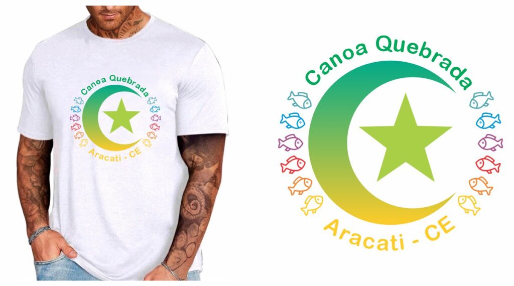 vetorizar arquivo imagem moda praia estampa verao camiseta surf litoral silk screen canoa quebrada