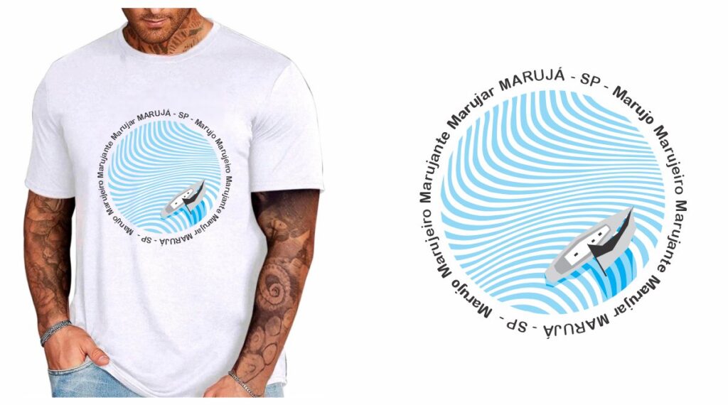 vetorizar arquivo imagem moda praia estampa verao camiseta surf litoral silk screen navegar velejar pescar
