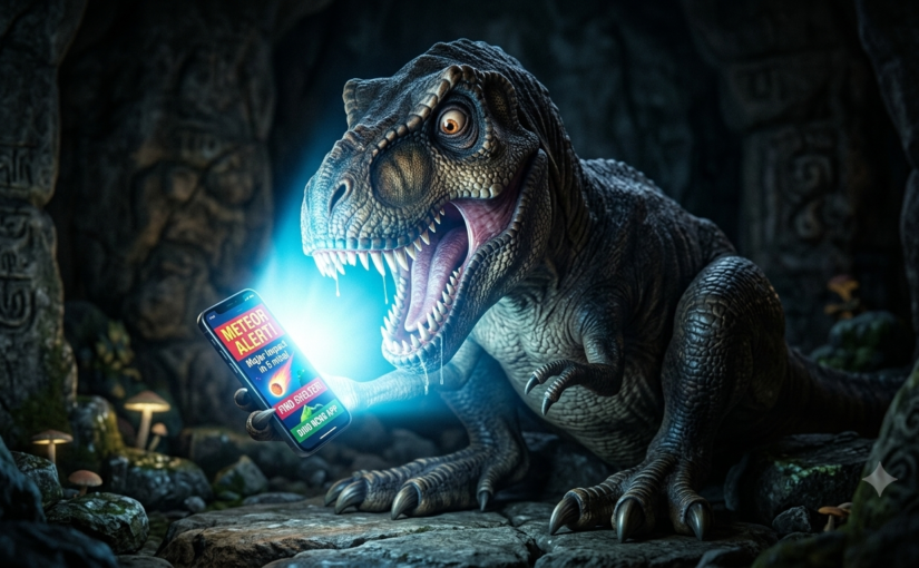 Como a IA Agêntica empondera as StartUps e ameaça empresas estabelecidas (as dinossauras)
